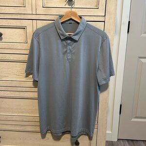 Lululemon Evolution Short-Sleeve Polo Shirt, Large, Blue
